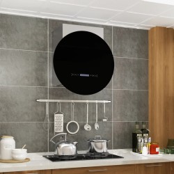 vidaXL Campana extractora de pared pantalla sensor táctil 756 m³/h LED 