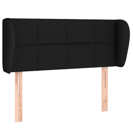 vidaXL Cabecero de tela negro 83x23x78/88 cm