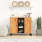 vidaXL Aparador con 2 puertas madera maciza de acacia 90x33x75 cm vidaXL Aparador con 2 puertas madera maciza de acacia 90x33x75 cm