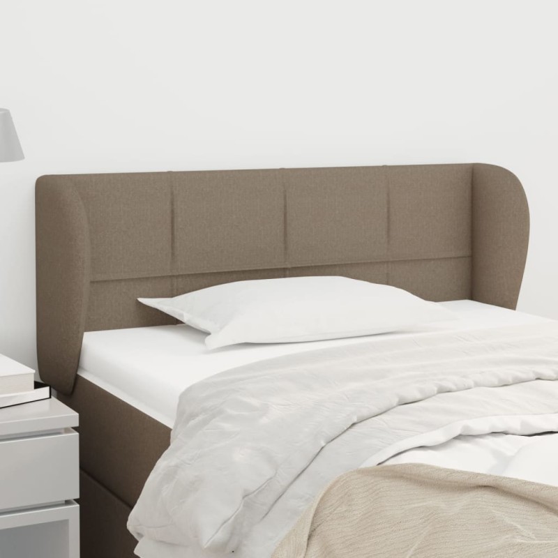 vidaXL Cabecero de tela gris taupe 83x23x78/88 cm vidaXL Cabecero de tela gris taupe 83x23x78/88 cm