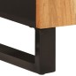 vidaXL Aparador con 2 puertas madera maciza de acacia 90x33x75 cm vidaXL Aparador con 2 puertas madera maciza de acacia 90x33x75 cm