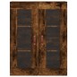 vidaXL Aparador alto madera contrachapada roble ahumado 69,5x34x180 cm vidaXL Aparador alto madera contrachapada roble ahumado 69,5x34x180 cm
