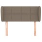 vidaXL Cabecero de tela gris taupe 83x23x78/88 cm vidaXL Cabecero de tela gris taupe 83x23x78/88 cm
