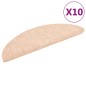 vidaXL Alfombrilla autoadhesiva de escalera 10 uds 56x17x3 cm marrón vidaXL Alfombrilla autoadhesiva de escalera 10 uds 56x17x3 cm marrón