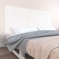 vidaXL Cabecero de cama pared madera maciza pino blanco 204x3x90 cm vidaXL Cabecero de cama pared madera maciza pino blanco 204x3x90 cm