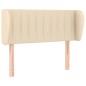 vidaXL Cabecero de tela color crema 83x23x78/88 cm vidaXL Cabecero de tela color crema 83x23x78/88 cm