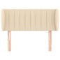vidaXL Cabecero de tela color crema 83x23x78/88 cm vidaXL Cabecero de tela color crema 83x23x78/88 cm