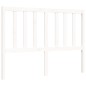 vidaXL Estructura cama de matrimonio con cabecero madera maciza blanco vidaXL Estructura cama de matrimonio con cabecero madera maciza blanco
