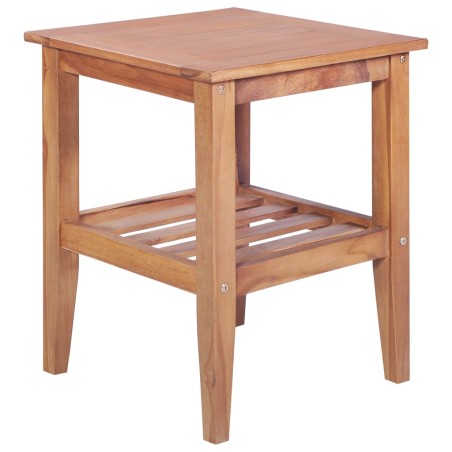 vidaXL Mesa de centro 40x40x50 cm madera de teca maciza
