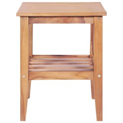 vidaXL Mesa de centro 40x40x50 cm madera de teca maciza