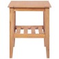 vidaXL Mesa de centro 40x40x50 cm madera de teca maciza vidaXL Mesa de centro 40x40x50 cm madera de teca maciza