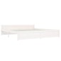 vidaXL Estructura de cama madera maciza blanco Super King 180x200 cm vidaXL Estructura de cama madera maciza blanco Super King 180x200 cm