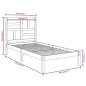 vidaXL Estructura de cama madera maciza 75x190 cm