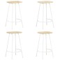 vidaXL Taburetes de cocina 4 unidades madera maciza de mango vidaXL Taburetes de cocina 4 unidades madera maciza de mango
