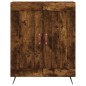 vidaXL Aparador alto madera contrachapada roble ahumado 69,5x34x180 cm vidaXL Aparador alto madera contrachapada roble ahumado 69,5x34x180 cm