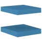 vidaXL Estante flotante pared 2 uds MDF azul 23x23,5x3,8 cm vidaXL Estante flotante pared 2 uds MDF azul 23x23,5x3,8 cm