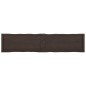 vidaXL Tablero mesa madera tratada borde vivo marrón 180x40x(2-4) cm