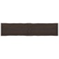 vidaXL Tablero mesa madera tratada borde vivo marrón 180x40x(2-4) cm