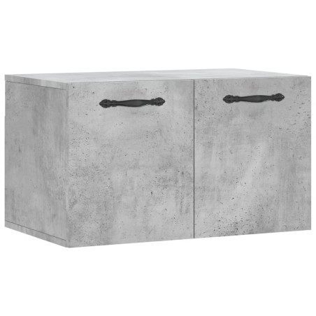 vidaXL Armario de pared madera ingeniería gris hormigón 60x36,5x35 cm