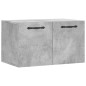 vidaXL Armario de pared madera ingeniería gris hormigón 60x36,5x35 cm