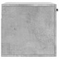vidaXL Armario de pared madera ingeniería gris hormigón 60x36,5x35 cm