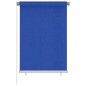 vidaXL Persiana enrollable de jardín HDPE azul 100x140 cm vidaXL Persiana enrollable de jardín HDPE azul 100x140 cm