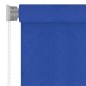vidaXL Persiana enrollable de jardín HDPE azul 100x140 cm vidaXL Persiana enrollable de jardín HDPE azul 100x140 cm