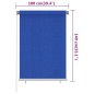 vidaXL Persiana enrollable de jardín HDPE azul 100x140 cm vidaXL Persiana enrollable de jardín HDPE azul 100x140 cm