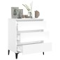 vidaXL Aparador de madera contrachapada blanco 60x35x70 cm vidaXL Aparador de madera contrachapada blanco 60x35x70 cm
