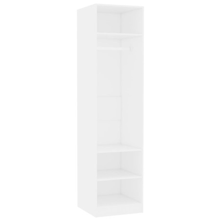 vidaXL Armario de madera contrachapada blanco 50x50x200 cm