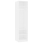 vidaXL Armario de madera contrachapada blanco 50x50x200 cm vidaXL Armario de madera contrachapada blanco 50x50x200 cm