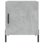 vidaXL Mesita de noche madera de ingeniería gris hormigón 40x40x50 cm vidaXL Mesita de noche madera de ingeniería gris hormigón 40x40x50 cm