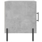vidaXL Mesita de noche madera de ingeniería gris hormigón 40x40x50 cm vidaXL Mesita de noche madera de ingeniería gris hormigón 40x40x50 cm