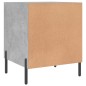 vidaXL Mesita de noche madera de ingeniería gris hormigón 40x40x50 cm vidaXL Mesita de noche madera de ingeniería gris hormigón 40x40x50 cm