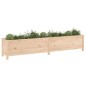 vidaXL Arriate elevado de jardín madera maciza de pino 199,5x40x39 cm vidaXL Arriate elevado de jardín madera maciza de pino 199,5x40x39 cm