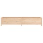 vidaXL Arriate elevado de jardín madera maciza de pino 199,5x40x39 cm vidaXL Arriate elevado de jardín madera maciza de pino 199,5x40x39 cm