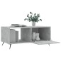 vidaXL Mesa de centro madera contrachapada gris hormigón 90x50x40 cm vidaXL Mesa de centro madera contrachapada gris hormigón 90x50x40 cm