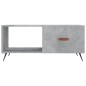 vidaXL Mesa de centro madera contrachapada gris hormigón 90x50x40 cm vidaXL Mesa de centro madera contrachapada gris hormigón 90x50x40 cm
