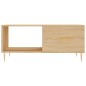 vidaXL Mesa de centro madera contrachapada roble Sonoma 90x50x40 cm vidaXL Mesa de centro madera contrachapada roble Sonoma 90x50x40 cm