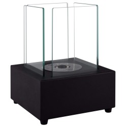 Qlima Quemador de etanol cuadrado 22x22x30 cm FFB 022