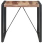 vidaXL Mesa de comedor madera maciza con acabado sheesham 80x80x75 cm