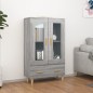 vidaXL Aparador alto de madera contrachapada gris Sonoma 70x31x115 cm vidaXL Aparador alto de madera contrachapada gris Sonoma 70x31x115 cm