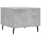 vidaXL Mesa de centro madera de ingeniería gris hormigón 50x50x40 cm vidaXL Mesa de centro madera de ingeniería gris hormigón 50x50x40 cm