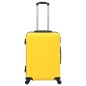 vidaXL Juego de maletas rígidas con ruedas trolley amarillo ABS vidaXL Juego de maletas rígidas con ruedas trolley amarillo ABS