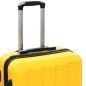 vidaXL Juego de maletas rígidas con ruedas trolley amarillo ABS vidaXL Juego de maletas rígidas con ruedas trolley amarillo ABS