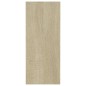 vidaXL Estantes cubo de pared 3 unidades blanco y roble Sonoma vidaXL Estantes cubo de pared 3 unidades blanco y roble Sonoma