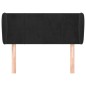 vidaXL Cabecero de terciopelo negro 83x23x78/88 cm vidaXL Cabecero de terciopelo negro 83x23x78/88 cm