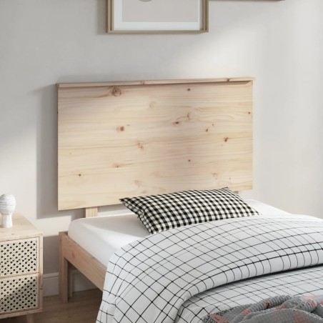 vidaXL Cabecero de cama madera maciza de pino 94x6x82,5 cm