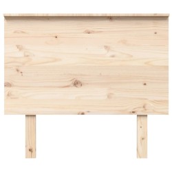 vidaXL Cabecero de cama madera maciza de pino 94x6x82,5 cm
