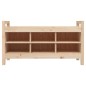 vidaXL Banco de recibidor madera maciza de pino 110x40x60 cm vidaXL Banco de recibidor madera maciza de pino 110x40x60 cm